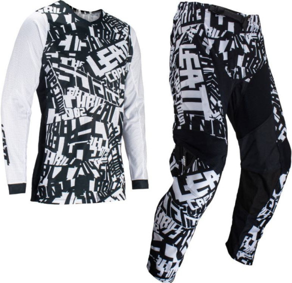 Combo Tricou + Pantaloni Ride Kit Moto 3.5 White 2024