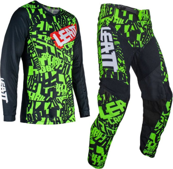Combo Tricou + Pantaloni Ride Kit Moto 3.5 Lime 2024
