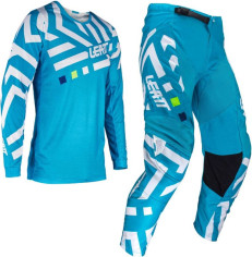 Combo Tricou + Pantaloni Ride Kit Moto 3.5 Cyan 2024