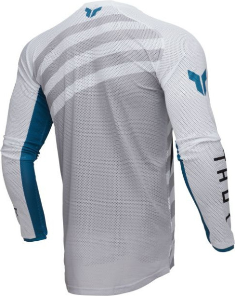 Combo Tricou + Pantaloni Thor Launchmode Vented Raid White/Gray