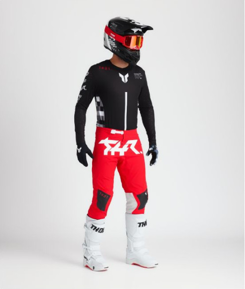 Combo Tricou + Pantaloni Thor Sportmode Riot Black/Red