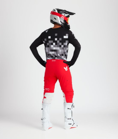 Combo Tricou + Pantaloni Thor Sportmode Riot Black/Red