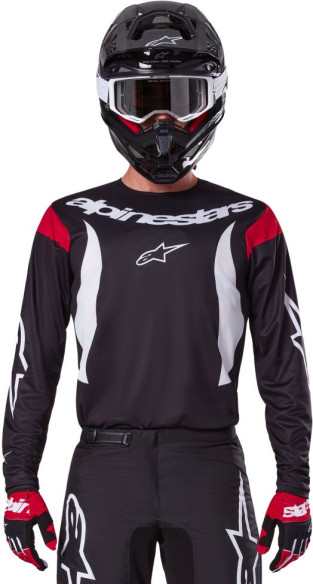 Combo Tricou + Pantaloni Alpinestars Fluid Haul Black/White