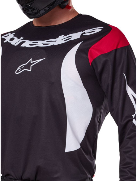 Combo Tricou + Pantaloni Alpinestars Fluid Haul Black/White