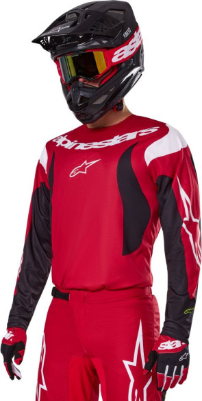 Combo Tricou + Pantaloni Alpinestars Fluid Haul Red/Black