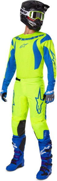 Combo Tricou + Pantaloni Alpinestars Fluid Haul Yellow/Blue