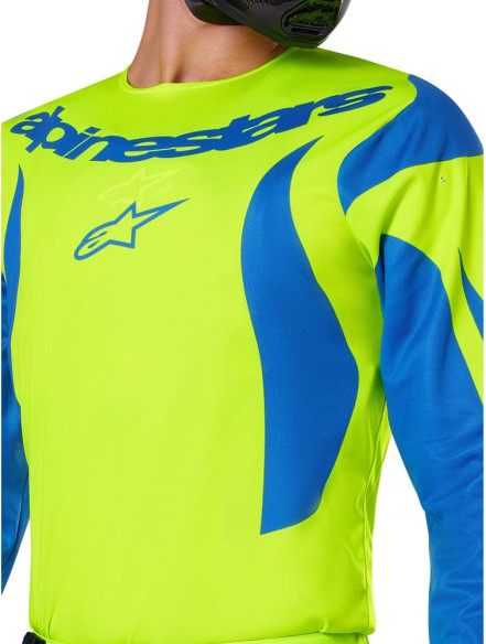 Combo Tricou + Pantaloni Alpinestars Fluid Haul Yellow/Blue