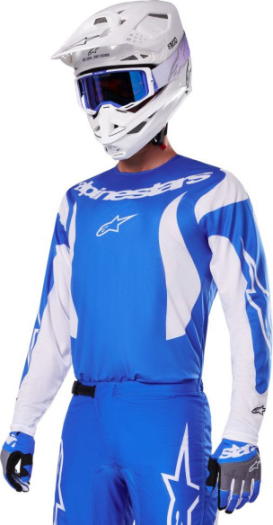 Combo Tricou + Pantaloni Alpinestars Fluid Haul Blue/White