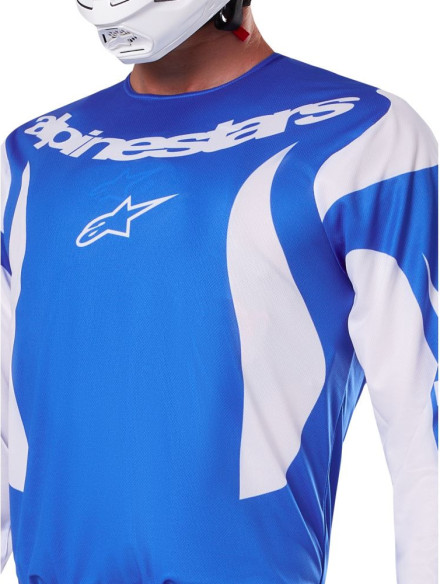 Combo Tricou + Pantaloni Alpinestars Fluid Haul Blue/White