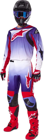 Combo Tricou + Pantaloni Alpinestars Fluid Wurx Purple/Red