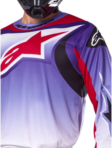 Combo Tricou + Pantaloni Alpinestars Fluid Wurx Purple/Red