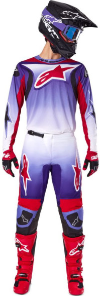 Combo Tricou + Pantaloni Alpinestars Fluid Wurx Purple/Red