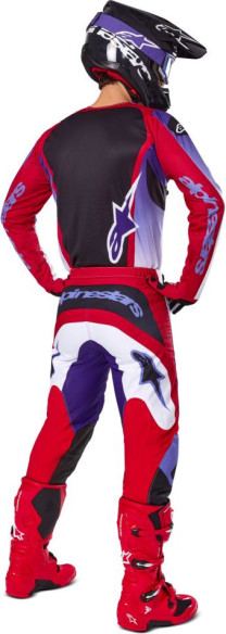 Combo Tricou + Pantaloni Alpinestars Fluid Wurx Purple/Red