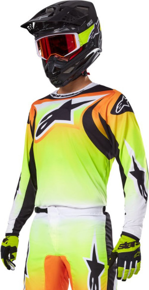 Combo Tricou + Pantaloni Alpinestars Fluid Wurx Yellow/Black