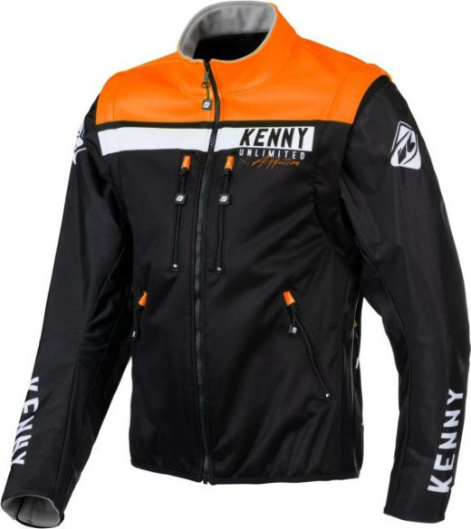 Geaca Enduro Softshell Enduro Black Orange