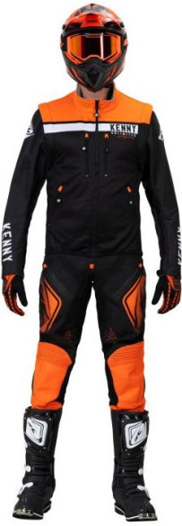Geaca Enduro Softshell Enduro Black Orange