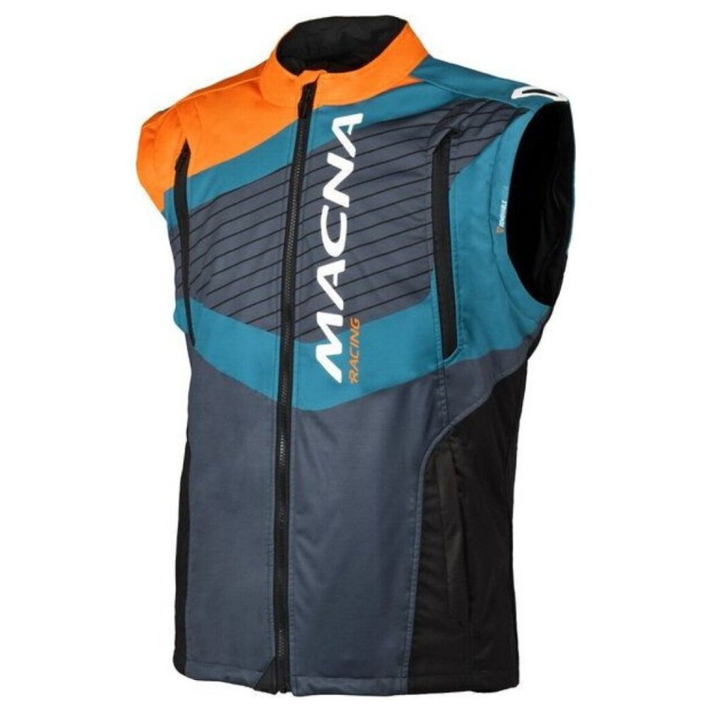 Geaca Moto Textil Enduro-Adventure CREST Grey-Blue-Orange | Macna