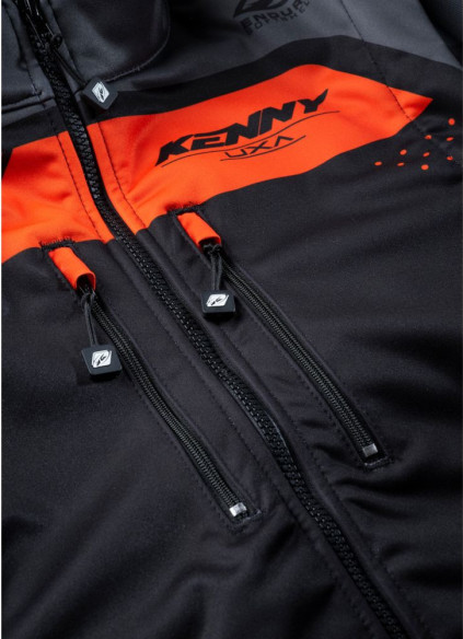 Geaca Moto MX/Enduro Softshell Black/Orange 25