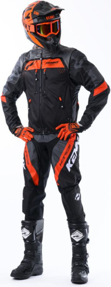 Geaca Moto MX/Enduro Softshell Black/Orange 25
