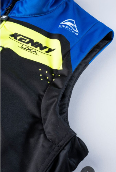 Geaca Moto MX/Enduro Softshell Black/Blue/Yellow 25