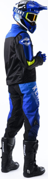 Geaca Moto MX/Enduro Softshell Black/Blue/Yellow 25