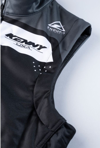 Geaca Moto MX/Enduro Softshell Black/Grey/White 25