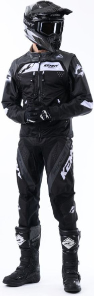 Geaca Moto MX/Enduro Softshell Black/Grey/White 25