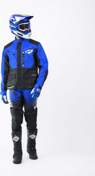 Geaca Moto MX/Enduro Titanium Navy Neon 25