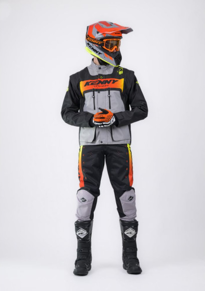 Geaca Moto MX/Enduro Track Grey/Neon 25