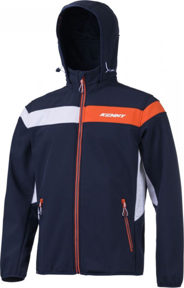 Geaca Moto MX/Enduro Softshell Racing Blue/White/Orange 25
