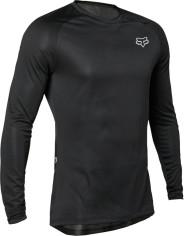 Bluza Tecbase Long Sleeve Base Layer Black