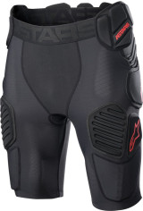 Pantaloni Protectie Moto Bionic Pro Short Black/Red