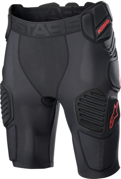 Pantaloni Protectie Moto Bionic Pro Short Black/Red