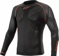 Tricou Moto Protectie Ride Tech 2 Summer Long Sleeve Black/Red