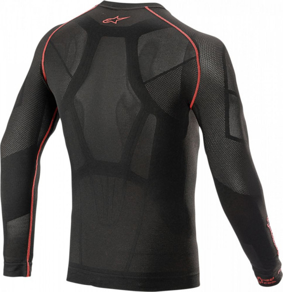 Tricou Moto Protectie Ride Tech 2 Summer Long Sleeve Black/Red