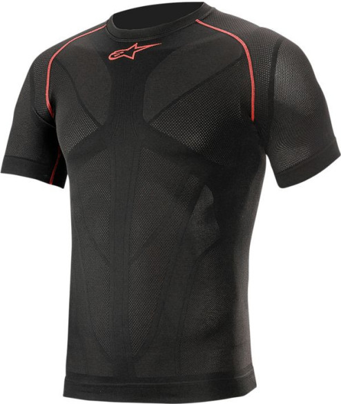 Tricou Moto Protectie Ride Tech 2 Summer Short Sleeve Black/Red