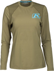 Bluza Corp Base Layer Dama Solistice -1.0 Long Sleeve Sleeve Burnt Olive 2023