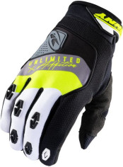 Manusi Moto MX Safety Black Grey Neon Yellow 2021