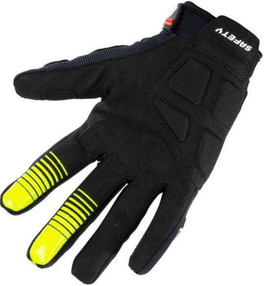 Manusi Moto MX Safety Black Red Orange 2021