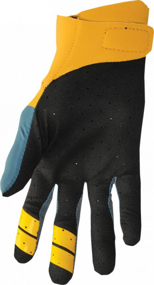 Manusi Moto Enduro Agile Rival Teal/Yellow 23