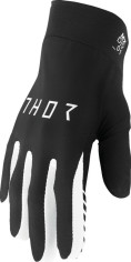 Manusi Moto MX/Enduro Agile Solid Black/White 24