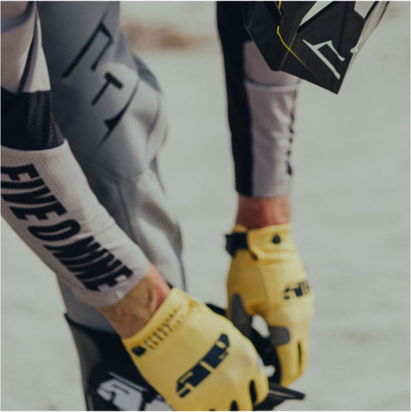 Manusi Moto MX Low 5 Burst Yellow 23
