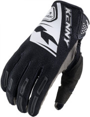 Manusi Moto MX/Enduro Performance Black/White/Grey 25