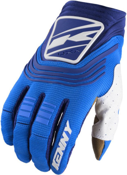 Manusi Moto MX/Enduro Titanium Blue/White