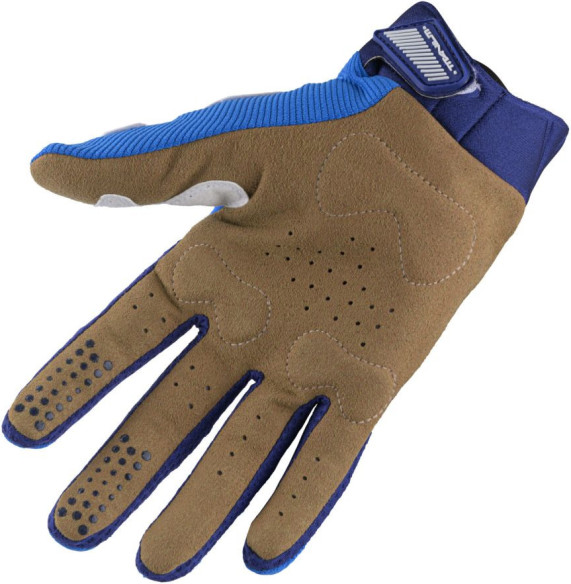 Manusi Moto MX/Enduro Titanium Blue/White