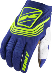 Manusi Moto MX/Enduro Titanium Blue/Yellow Fluo