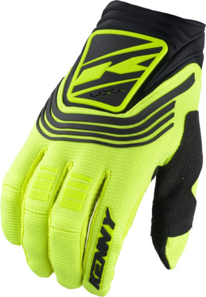 Manusi Moto MX/Enduro Titanium Yellow Fluo/Black