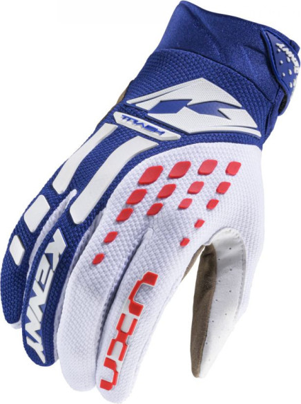 Manusi Moto MX/Enduro Track Blue/White/Red 25