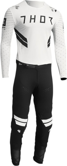 Pantaloni Enduro Prime Hero White/Black