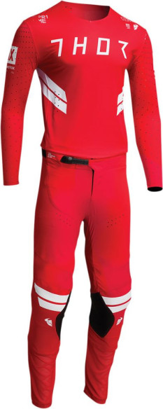 Pantaloni Enduro Prime Hero Red/White